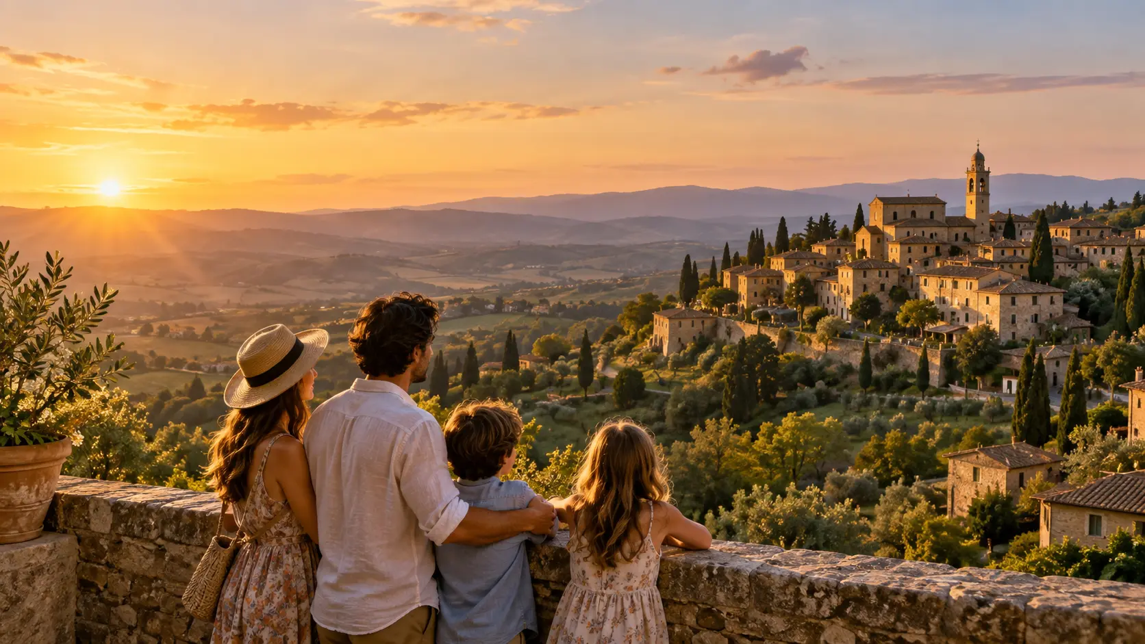 Paesaggio italiano per Sulle Tracce dei Dogi